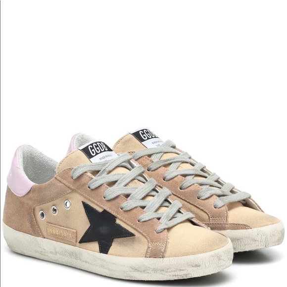 golden goose superstar canvas sneakers